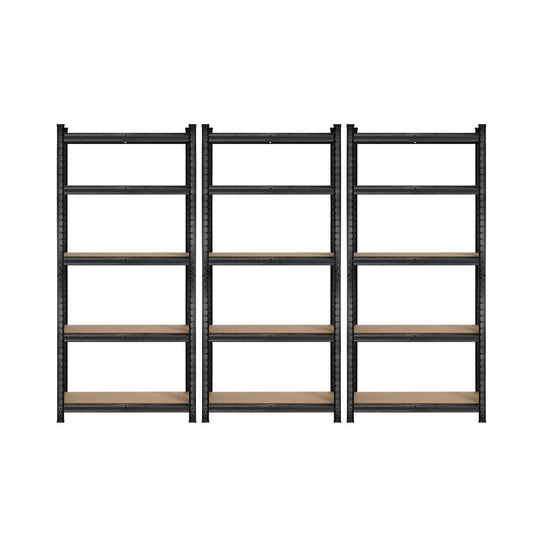 3pcs 5 - Tier Warehouse Storage Rack 1.5m - Buy Online at Bargain Bay Australia