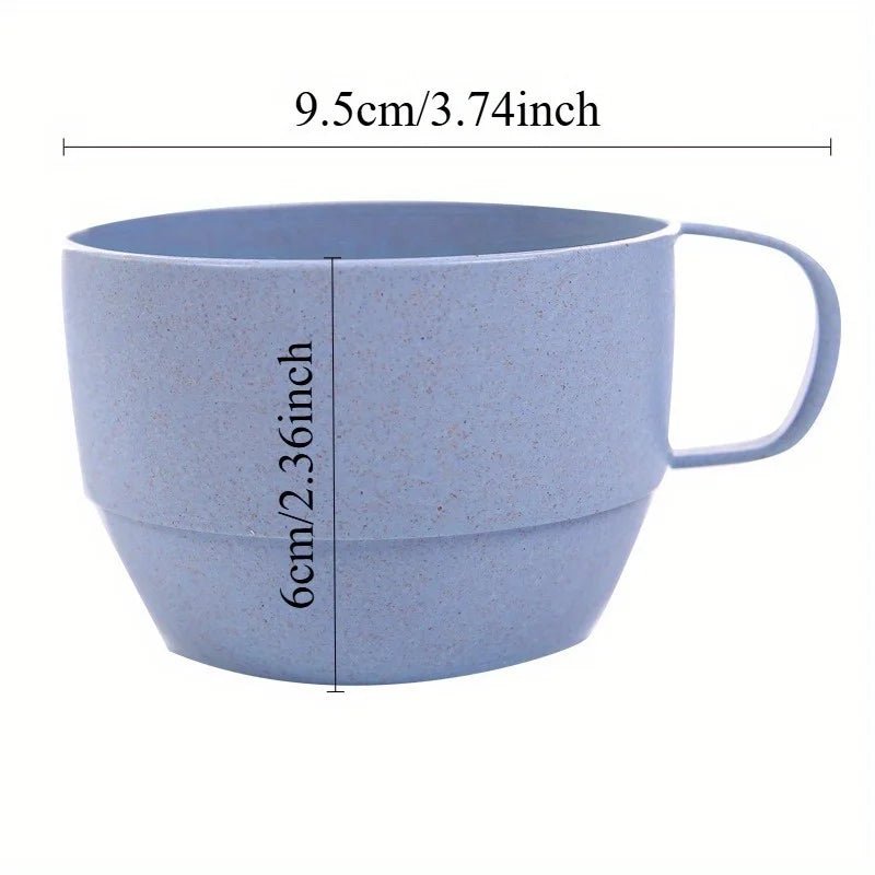 4 - Piece Minimalist Drink Cup Set – Portable Colorful Coffee Cups - Buy Online at Bargain Bay Australia