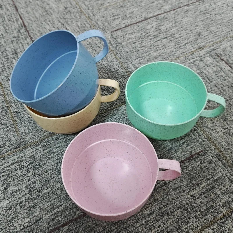 4 - Piece Minimalist Drink Cup Set – Portable Colorful Coffee Cups - Buy Online at Bargain Bay Australia
