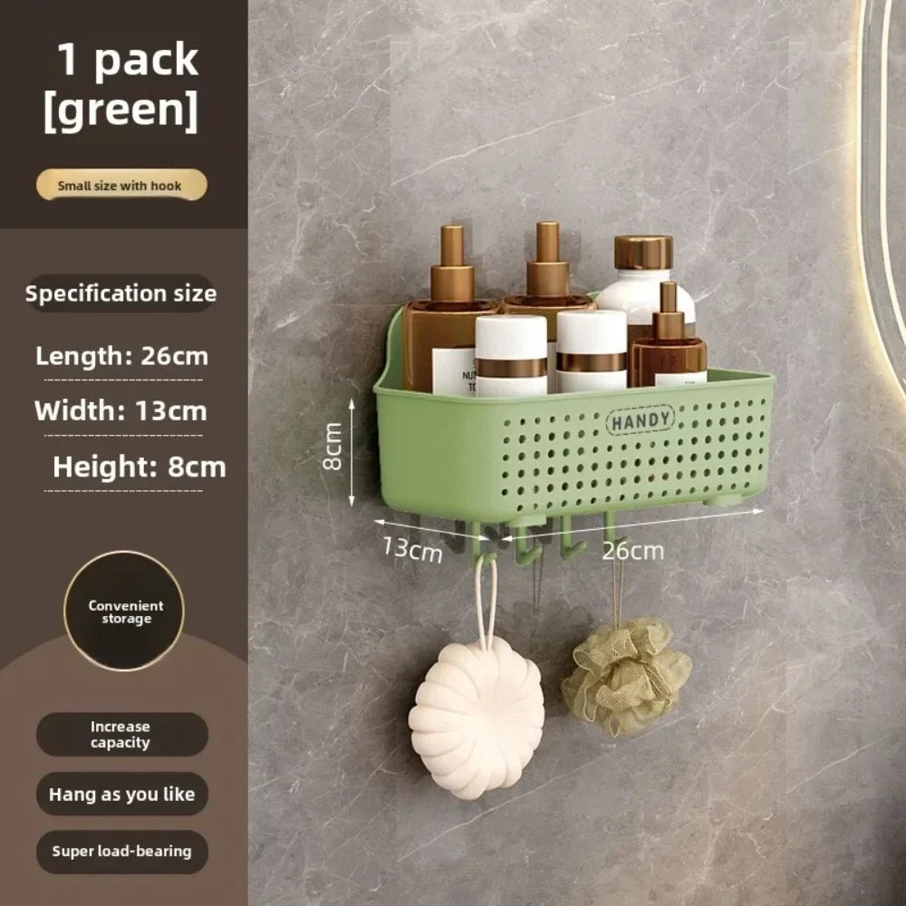 Bathroom Wall - Mounted Storage Shelf – Punch - Free Shower & Cosmetic Organizer - Buy Online at Bargain Bay Australia