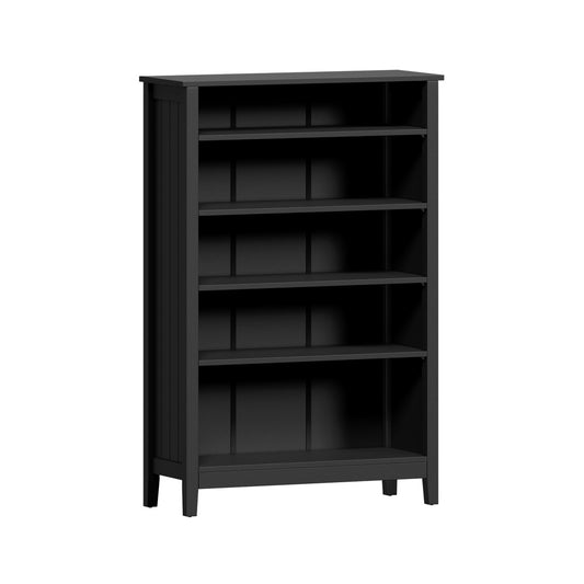 Black 5 Tier Bookshelf Bookcase Display Storage Cabinet - Buy Online at Bargain Bay Australia