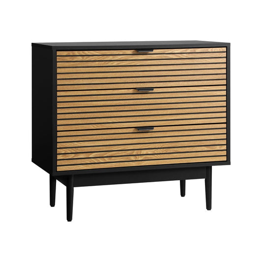 Chest of Drawers 3 - Drawer Dresser Table Lowboy - Buy Online at Bargain Bay Australia