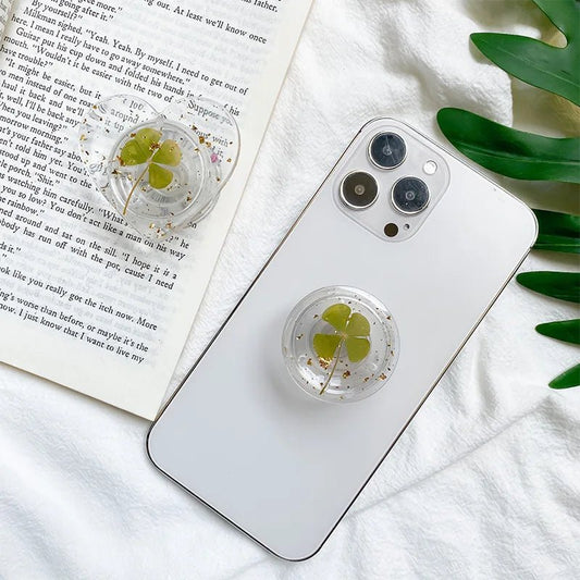 Lucky Leaf Phone Grip Tok – Cute Korean Pop Socket - Buy Online at Bargain Bay Australia