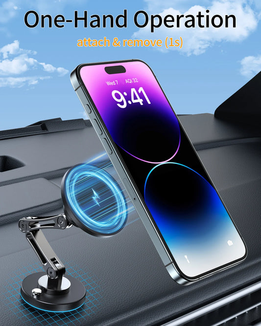 Magnetic Car Phone Holder – Wireless Fast Charger - Buy Online at Bargain Bay Australia