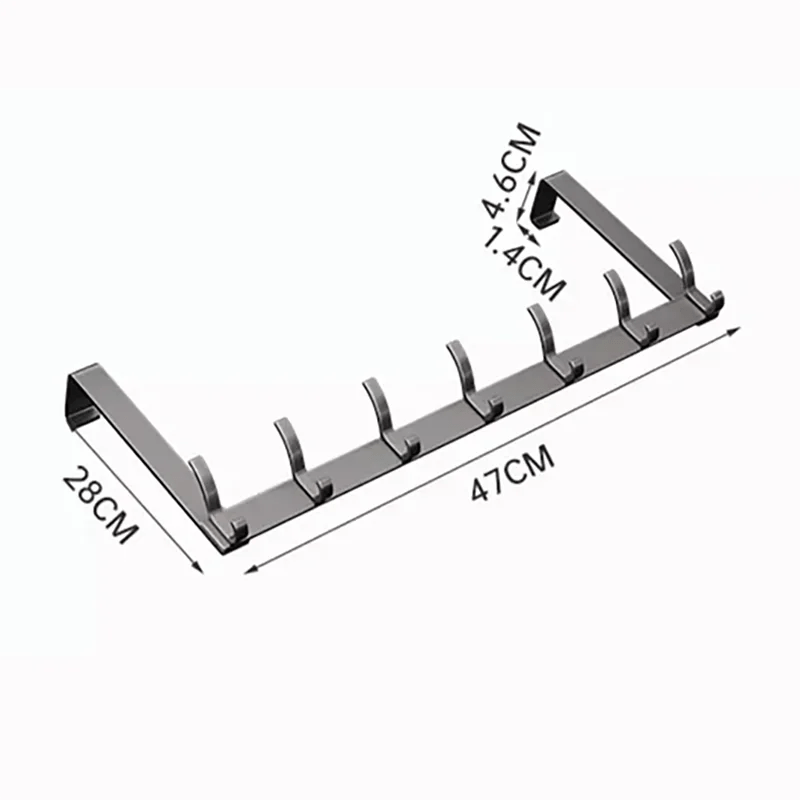 Over - the - Door Organizer Rack – Clothes, Coats & Towels - Buy Online at Bargain Bay Australia