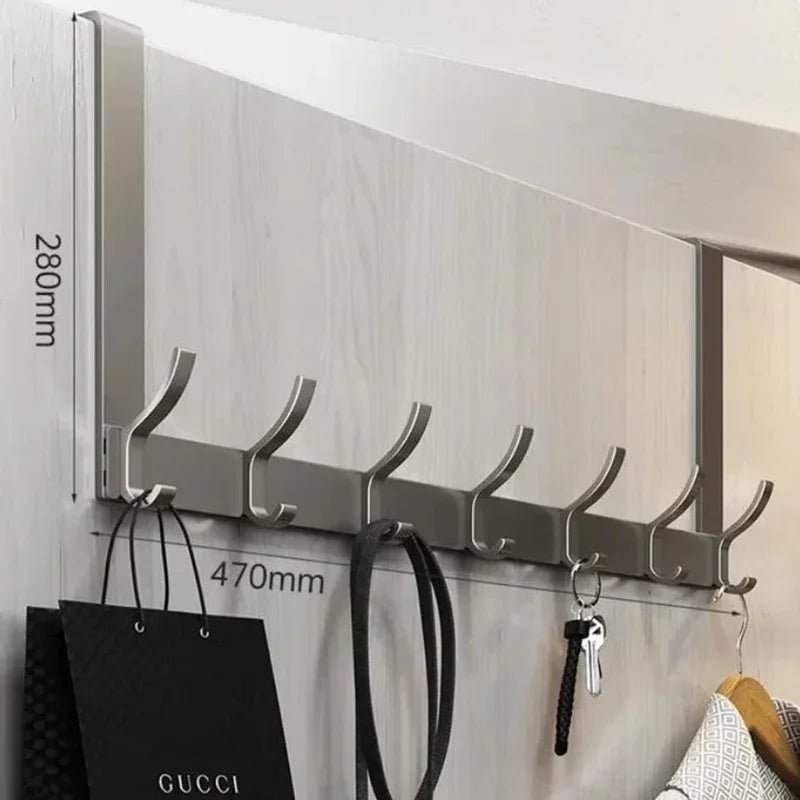 Over - the - Door Organizer Rack – Clothes, Coats & Towels - Buy Online at Bargain Bay Australia