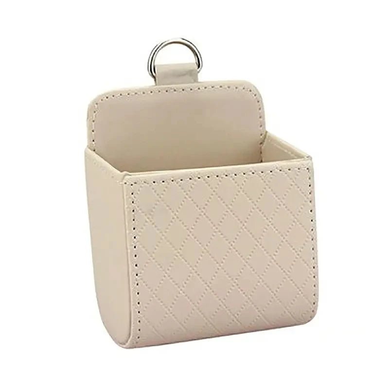 PU Leather Car Phone Holder & Storage Box – Air Vent Organizer - Buy Online at Bargain Bay Australia