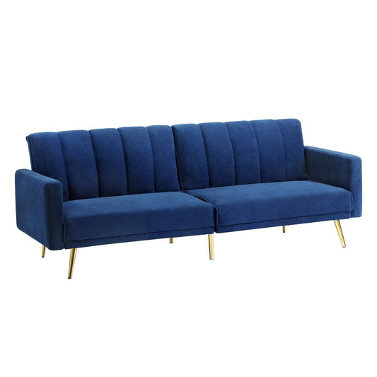 Velvet 3 - Seater Sofa Bed Blue - Buy Online at Bargain Bay Australia