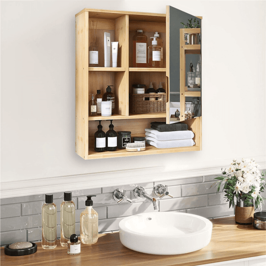 Wall Mounted Bathroom Medicine Cabinet with Storage - Buy Online at Bargain Bay Australia
