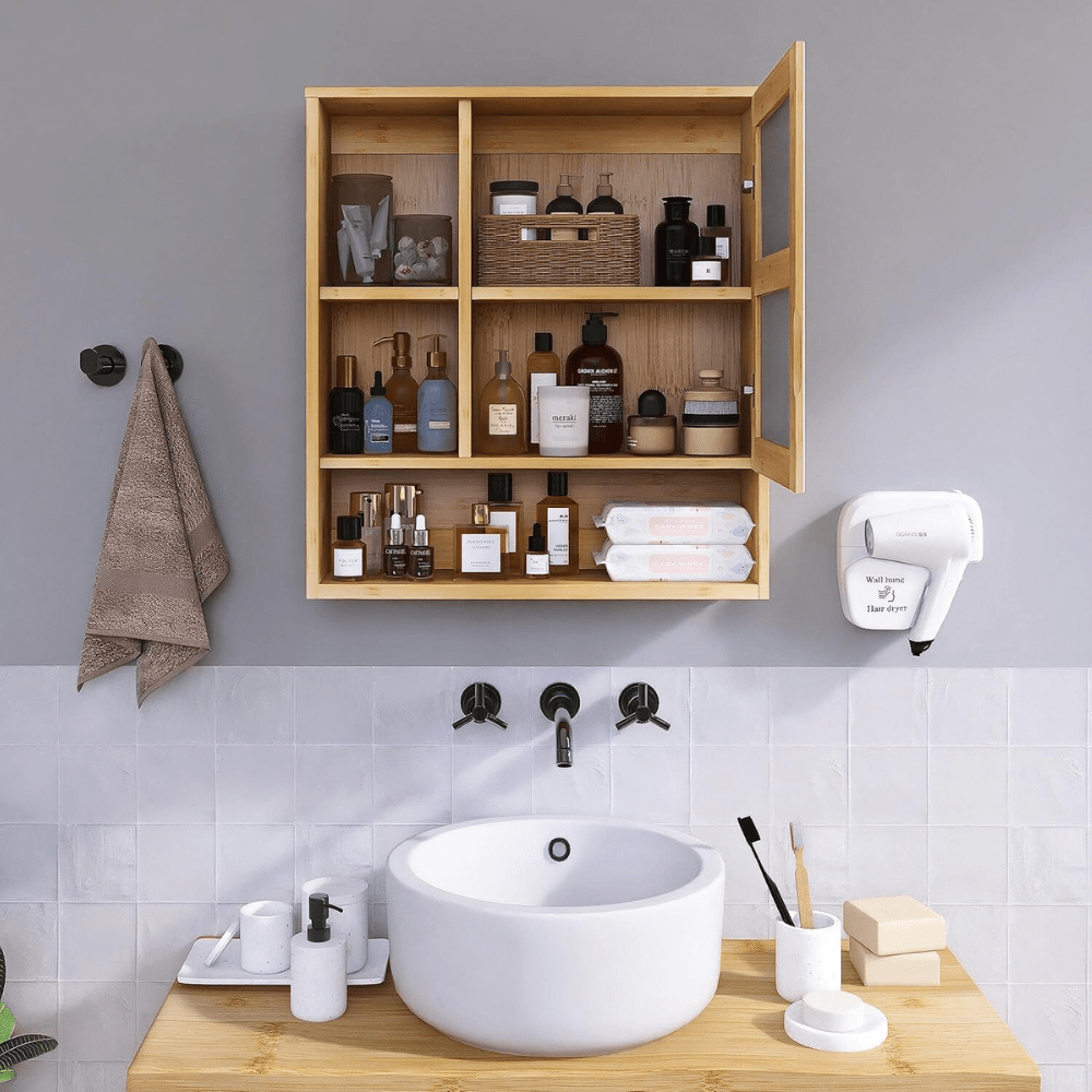 Wall Mounted Bathroom Medicine Cabinet with Storage - Buy Online at Bargain Bay Australia