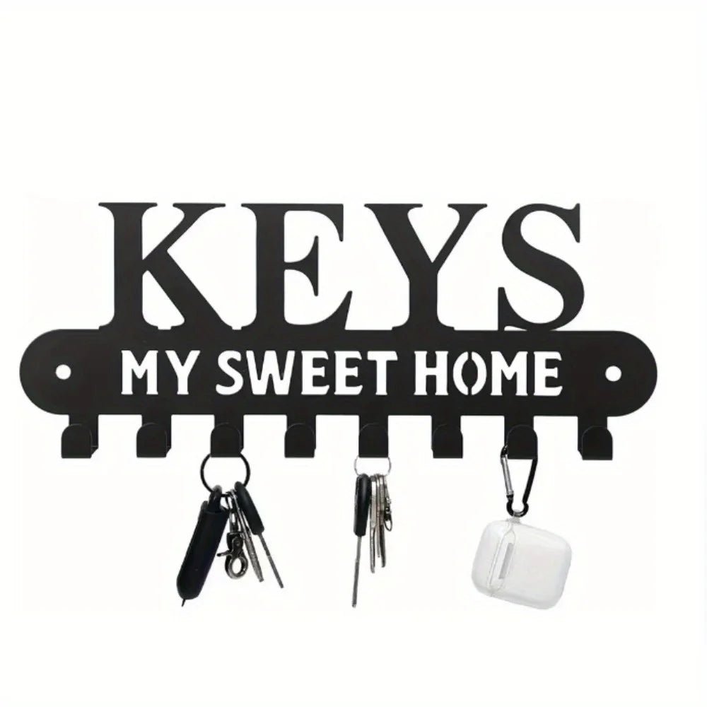 Wall Mounted Key Holder – Sweet Home Decorative Hook - Buy Online at Bargain Bay Australia