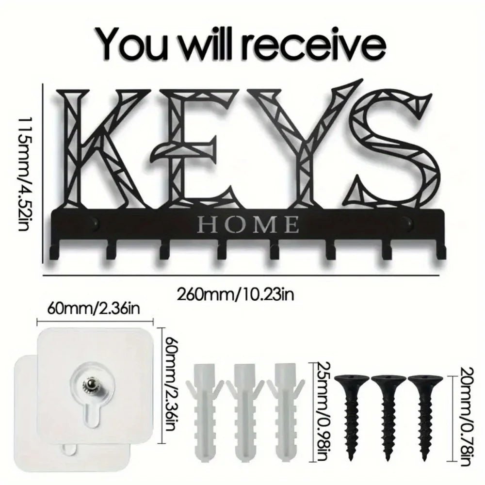 Wall Mounted Key Holder – Sweet Home Decorative Hook - Buy Online at Bargain Bay Australia