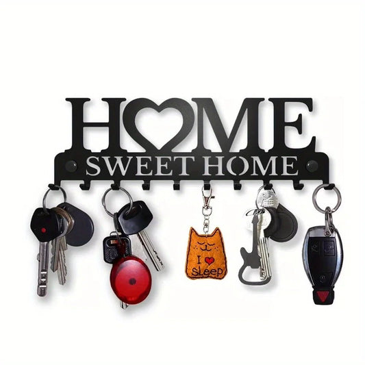 Wall Mounted Key Holder – Sweet Home Decorative Hook - Buy Online at Bargain Bay Australia