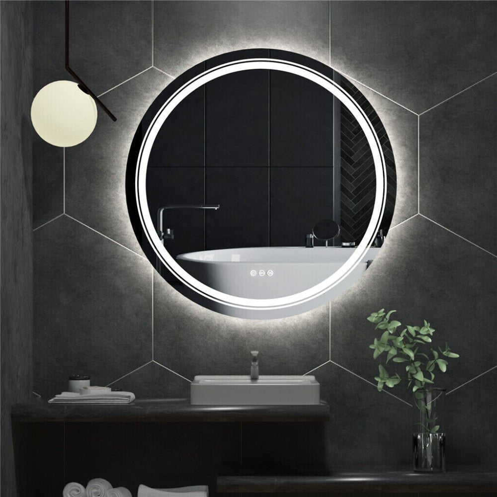 Waterproof Round Design Smart LED Bathroom Mirror - Buy Online at Bargain Bay Australia