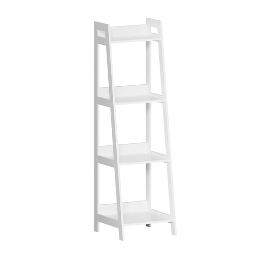 White 4 Tier Corner Ladder Display Shelves - Buy Online at Bargain Bay Australia