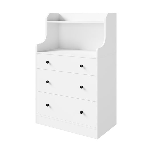 White Sideboard Buffet Cupboard with 3 Drawers - Buy Online at Bargain Bay Australia