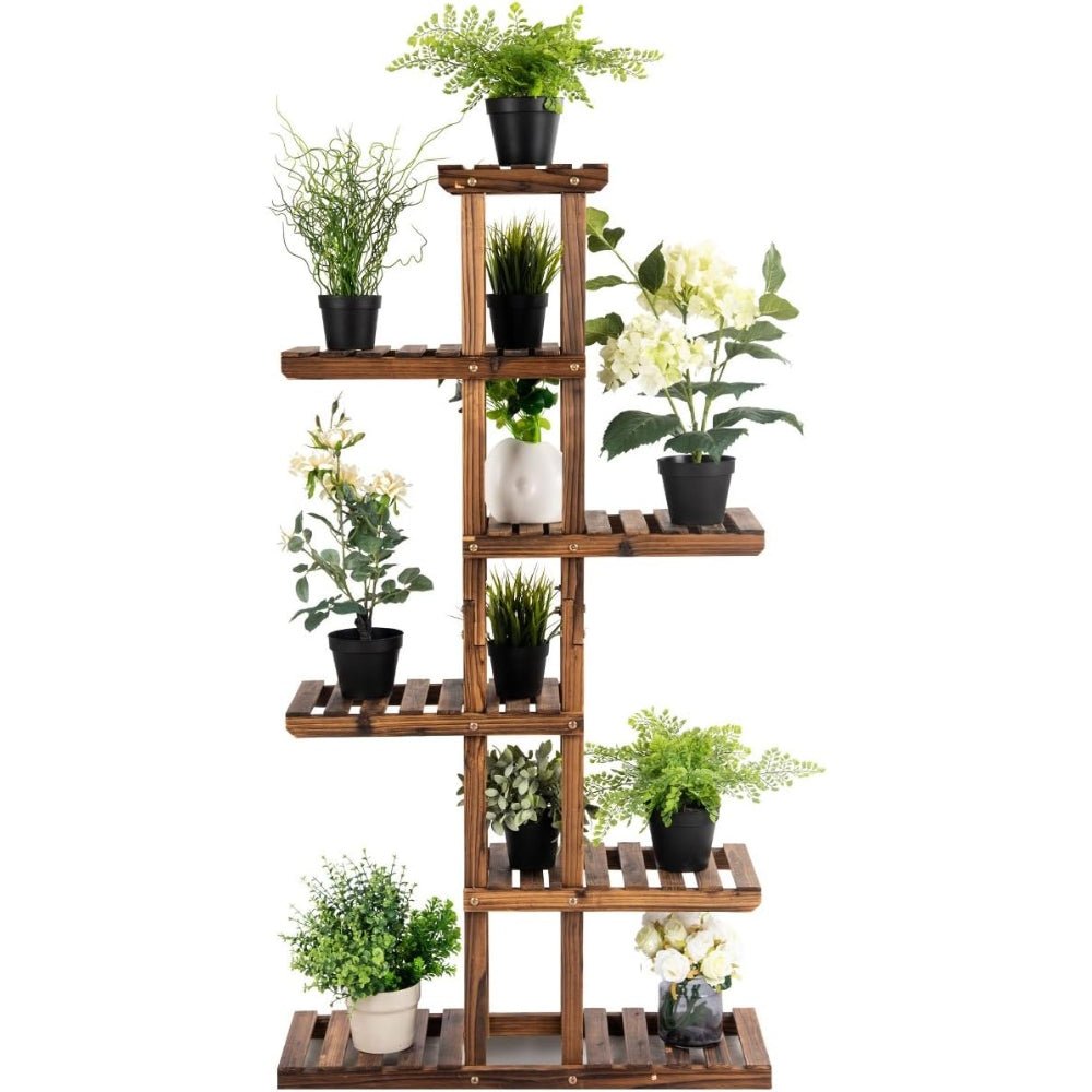 Wood Plant Display Shelf Stand Flower Pot Storage Rack Holder - Buy Online at Bargain Bay Australia